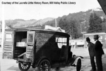 "The Storm" : Storm Damage to Wray's Bus, 1925 (Photograph Only)
