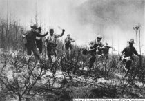 Volunteer firemen at Mt. Tamalpais Fire, 1913