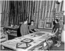 Dimitroff's Frame Shop interior, date unknown