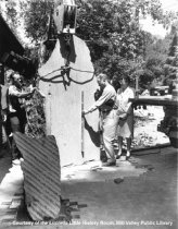 Installation of O'Hanlon Sculpture, 1966