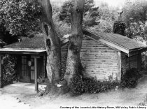 Old adobe house at  205 West Blithedale, date unknown