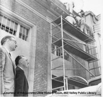 Painting the Bank of America, circa 1960s