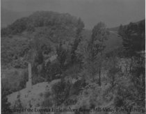 Only Chimney Remains after Fire on Mt.Tamalpais, 1929