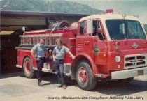 Firemen and truck, circa 1970s