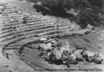 The Mountain Theater under construction circa, 1937