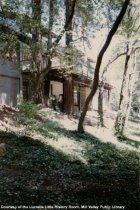 Exterior of south side of the new library, 1966
