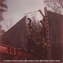 Libray Building Framework during Construction, 1965