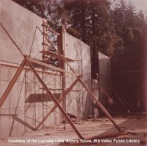 Interior Walls, Library Construction, 1965