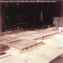 Construction of Library, Foundation Work, 1965
