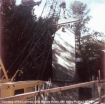 Library Concrete Wall Work, 1965