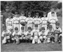 Little League team photo of the "Corvairs", date unknown