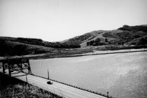 Marshlands looking west from Richardson Bay Bridge,  late 1930s