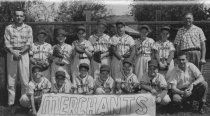 Little League team photo of the "MV Merchants", 1955