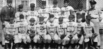 Little League team photo of the "666th Eaglets", 1955