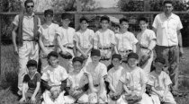 Little League team photo of the "MV Braves", 1955