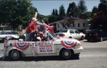 Precision Book Cart Drill Team in the Memorial Day Parade, 2001