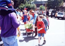 Parade participants in 4th of July celebrations, 1992