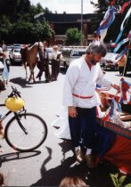 Participants inthe 4th of July parade, 1992