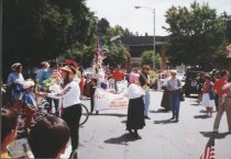 Parade participants in the 4th of July, 1992