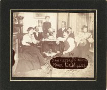 Proprietor and Guests at the Hotel De Miller, circa  1880-1900
