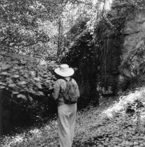 Site of Thaddeus Welch's cabin in Steep Ravine, circa 1976