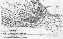 Map of Eastland, Millwood and Vicinity: A Subdivision of Old Mill Valley, d