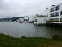 Shelter Bay condominiums looking west, 2016