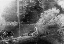 Bernard Fischer at Lily Lake, Mt. Tamalpais, 1912