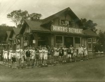 Hikers Retreat on Throckmorton Avenue, early 1920s