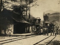 First train into Mill Valley, circa 1890