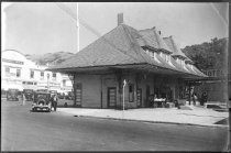 North West Pacific train station, circa 1915