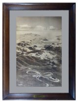 Black and white photograph enlargement Double Bow Knot - Mt. Tam