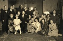 Party at home of Harold and Pearl Bunn, 1935
