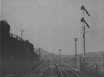 Railroad tracks, Kentfield,  1920s