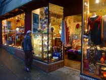 Sequoia Theatre building storefront for Monarch, 2017