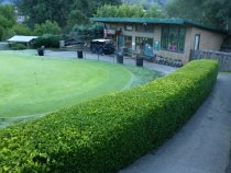 Mill Valley Golf Course pro shop and pathway, 2016