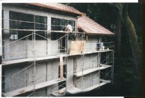 Construction of library addition, 1997.