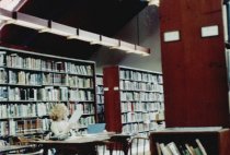 Interior of library,1981