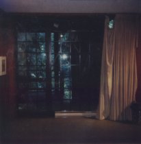 Halloween decorations in gallery, 1986