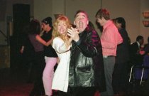 Larry "the Hat" Lautzker dancing at the MVFF Closing Night Gala, 2000