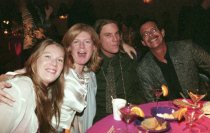 Tia Whiteaker, Lorrie Fishkin, Noah Whiteaker, and Dan Godfrey