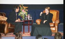 Dianne Wiest and Ben Fong-Torres at the Mill Valley Film Festival, 2002