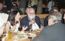 Filmmaker Saul Zaentz and friends at a Mill Valley Film Festival reception,