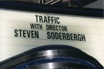 Close-up of the marquee of the Smith Rafael Theater, 2000