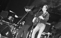 Bob Weir and Rob Wasserman performing at the Tribute to Hal Willner, 1990