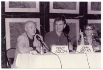 Percy Adlon, John Sayles, and Wolf Schneider, 1984