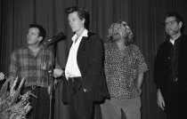 Guy Ferland, Kevin Bacon, Joe Eszterhas, and Ben Myron, 1997