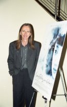 Scott Hicks with poster, 1999