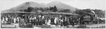Photograph of Mt. Tamalpais and Muir Woods railway train, August 29, 1918