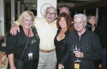 Ed Asner with Peggy Haas and Ann Brebner at the Mill Valley Film Festival,